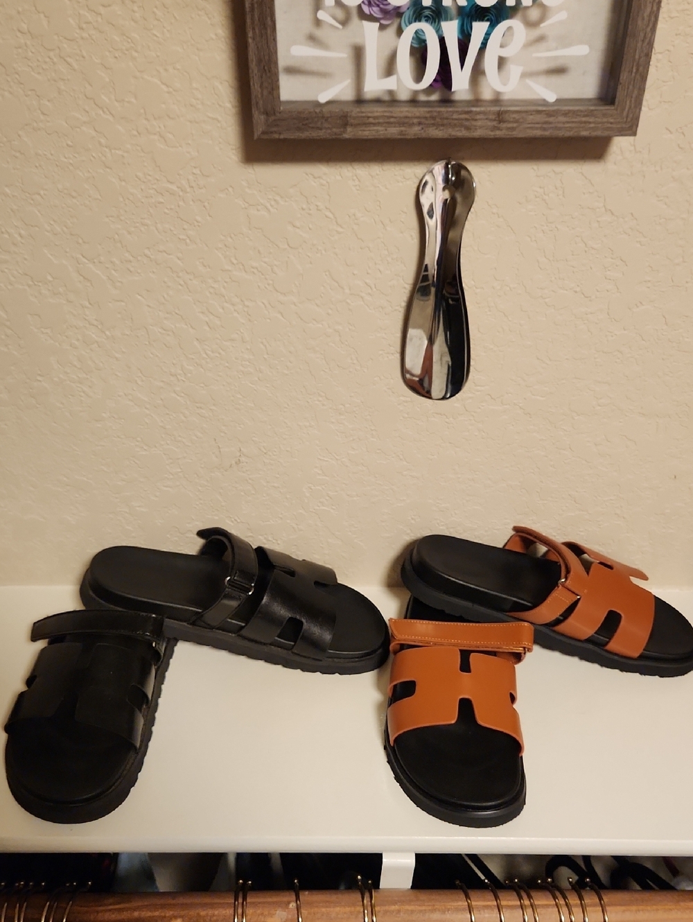 2 Pair Slide Sandals